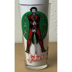 Joker DC Comics Pepsi Super Series Collector Glass 1976 Moon Vintage 70s Villain